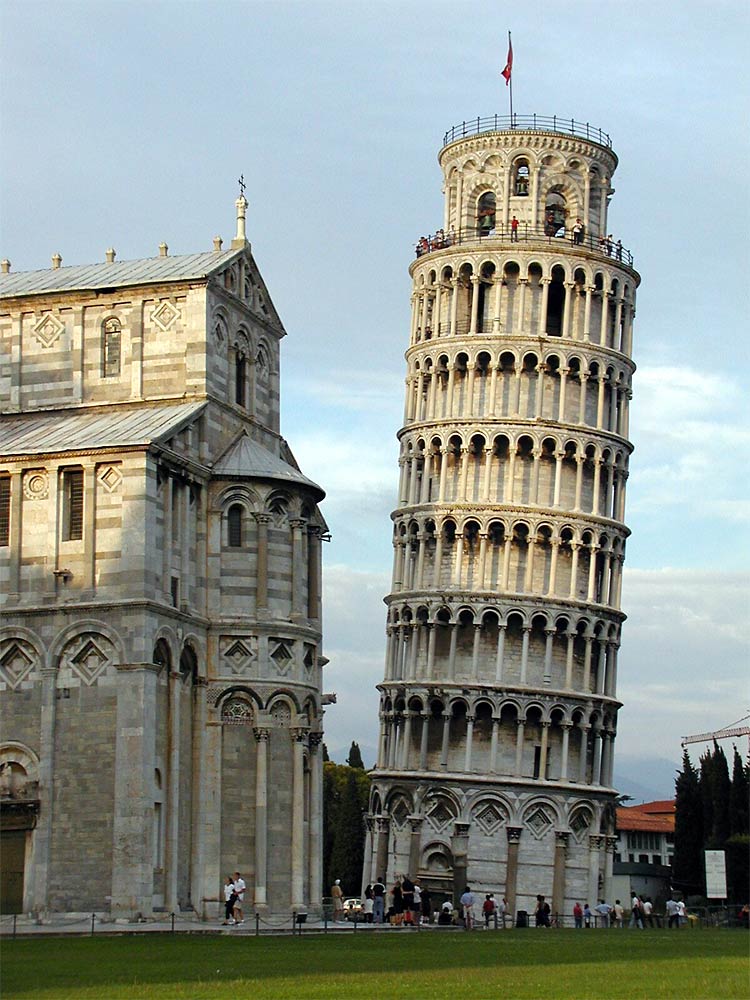 Šikmá věž - chlouba města Pisa